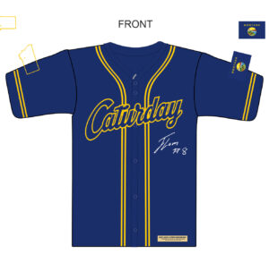 Fan Baseball Jersey - Throwback Royal