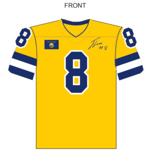 Fan Cut Football Jersey - Gold Rush